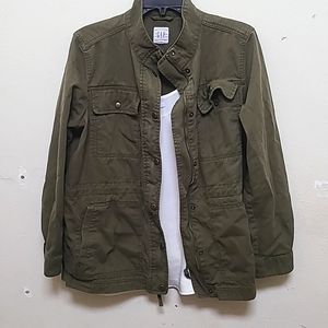 GAP Large Women's Utility Jacket army green